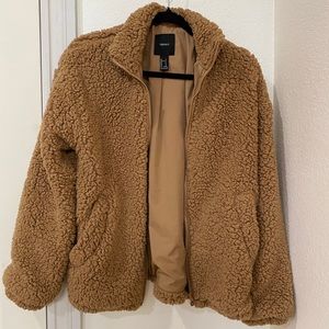 FOREVER 21 oversized fuzzy coat!